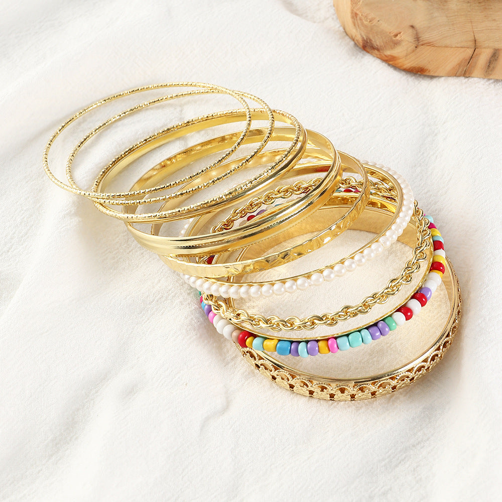 Wholesale Fashion Geometry Bohemian Vintage Metal Necklace