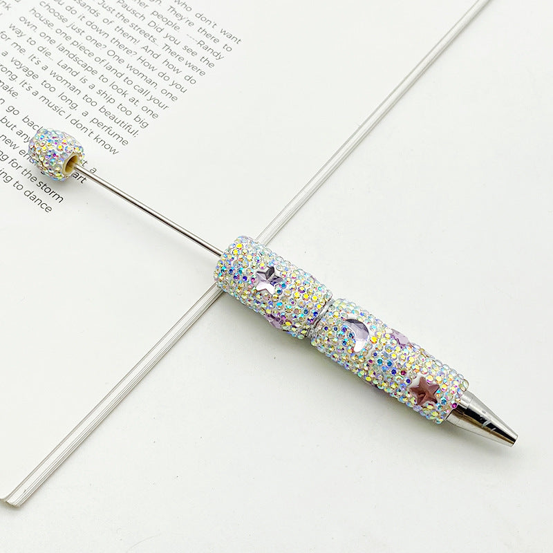 Wholesale DIY cute star moon bead pen