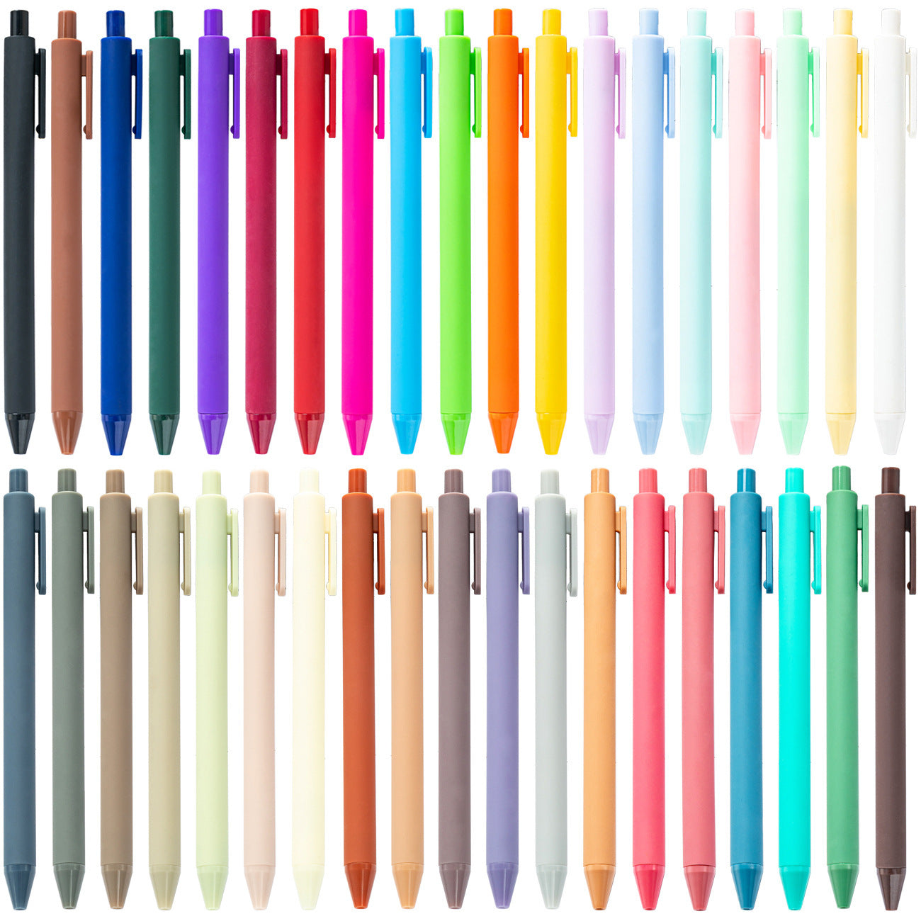 Wholesale Random 24pcs/48pcs Pen Metal Glitter Pens Gradient Pens For DIY UV DTF Wraps Pen
