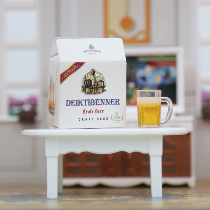 Wholesale mini simulation beer box beverage box model ornaments