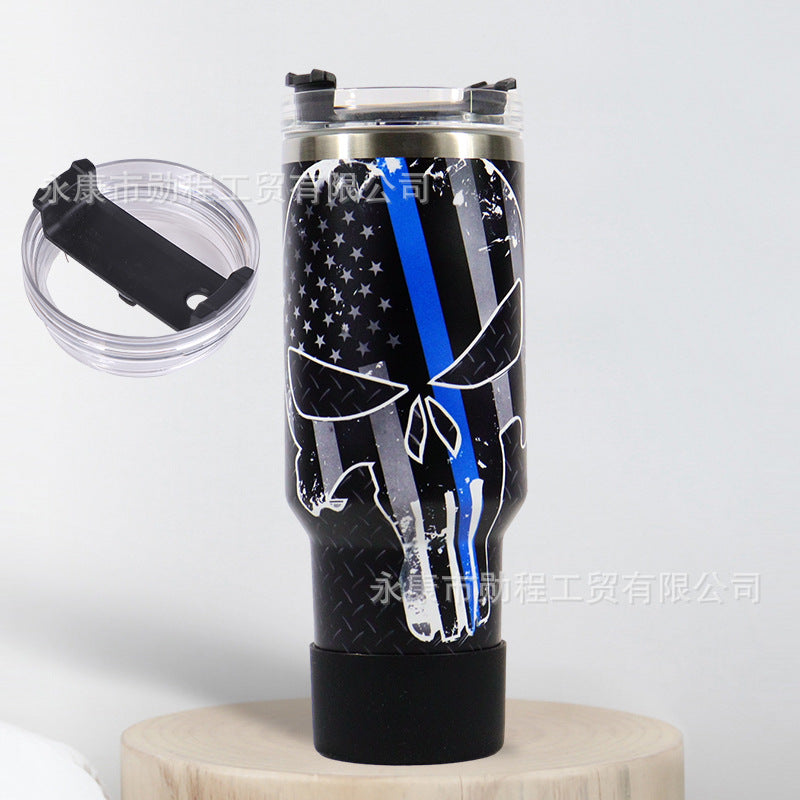 Wholesale 40oz Car Cup Large Capacity Printed Straw Ice Cup