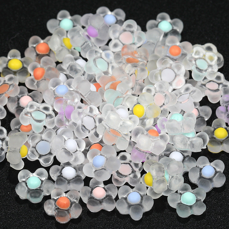 Wholesale 200PCS/PACK Mini Resin Accessories Rose Cherry Blossom Nail Art Jewelry Beads