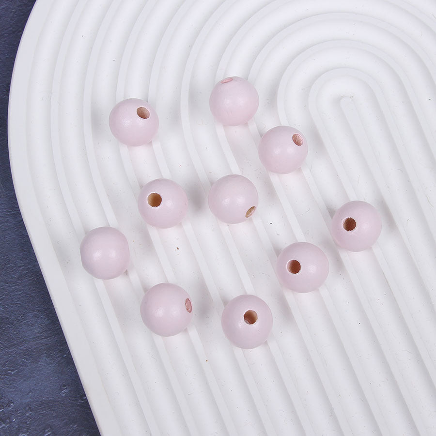 Wholesale 20pcs Watermelon Summer Pink Color Hemp Rope Tassel Wood Beads