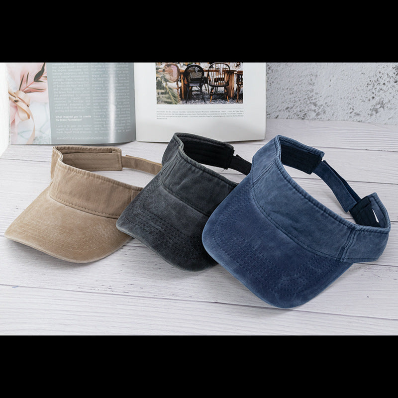 Wholesale Washed hollow hat summer outdoor sports breathable retro old baseball cap