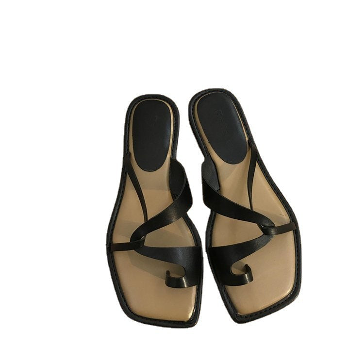 Wholesale Roman Style Slip-on Casual Slippers