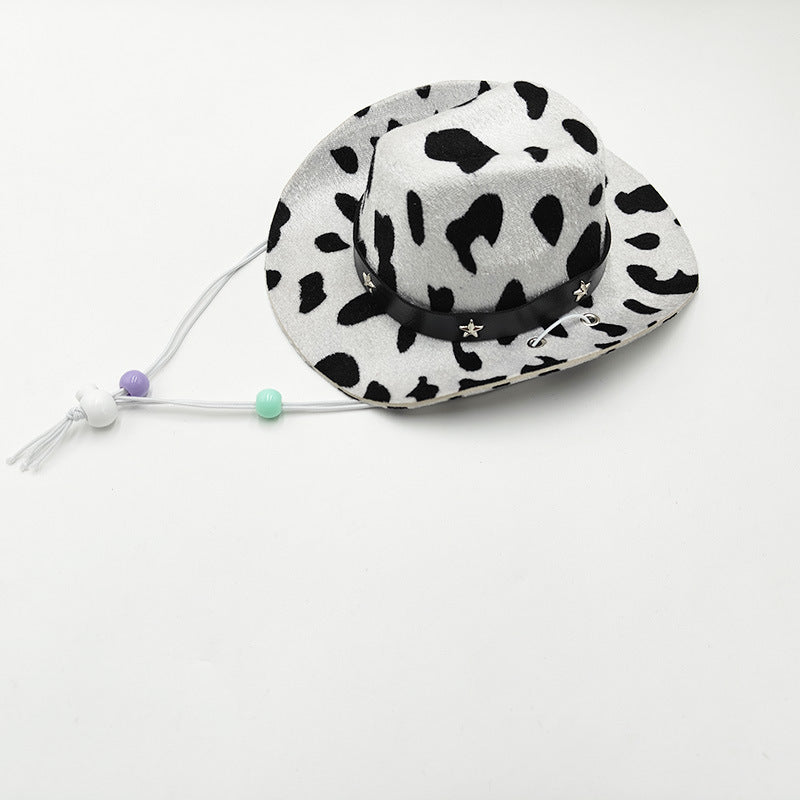 Wholesale Mexico Western Cowboy Hat Birthday party Hat Sunshade Sunscreen Hat Mini Pet Hat
