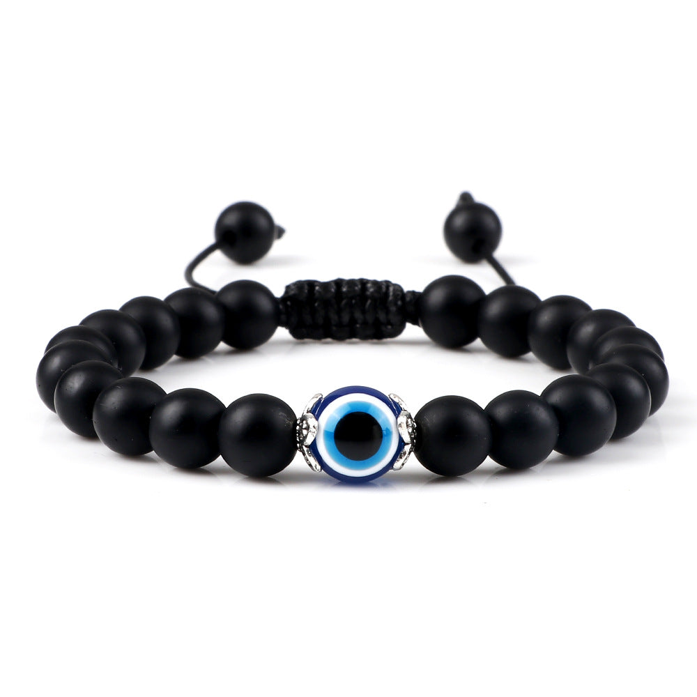 Wholesale Jewelry Bohemian Bracelet Devil' s Eye Beaded Braided Hand Rope Yoga Beads Hand Jewelry