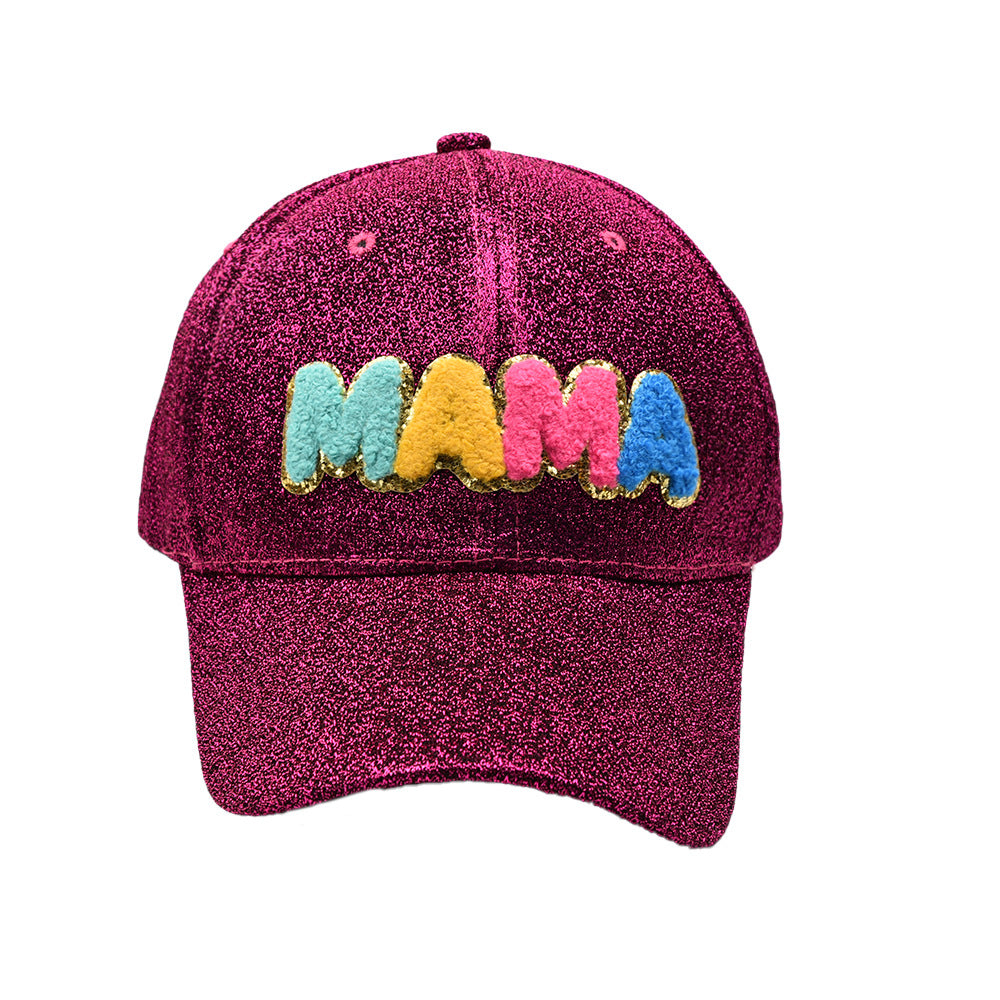 Wholesale Cotton Colorful MAMA Label Baseball Cap
