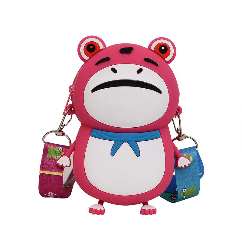 Wholesale Silicone Frog Children's Crossbody Bags
