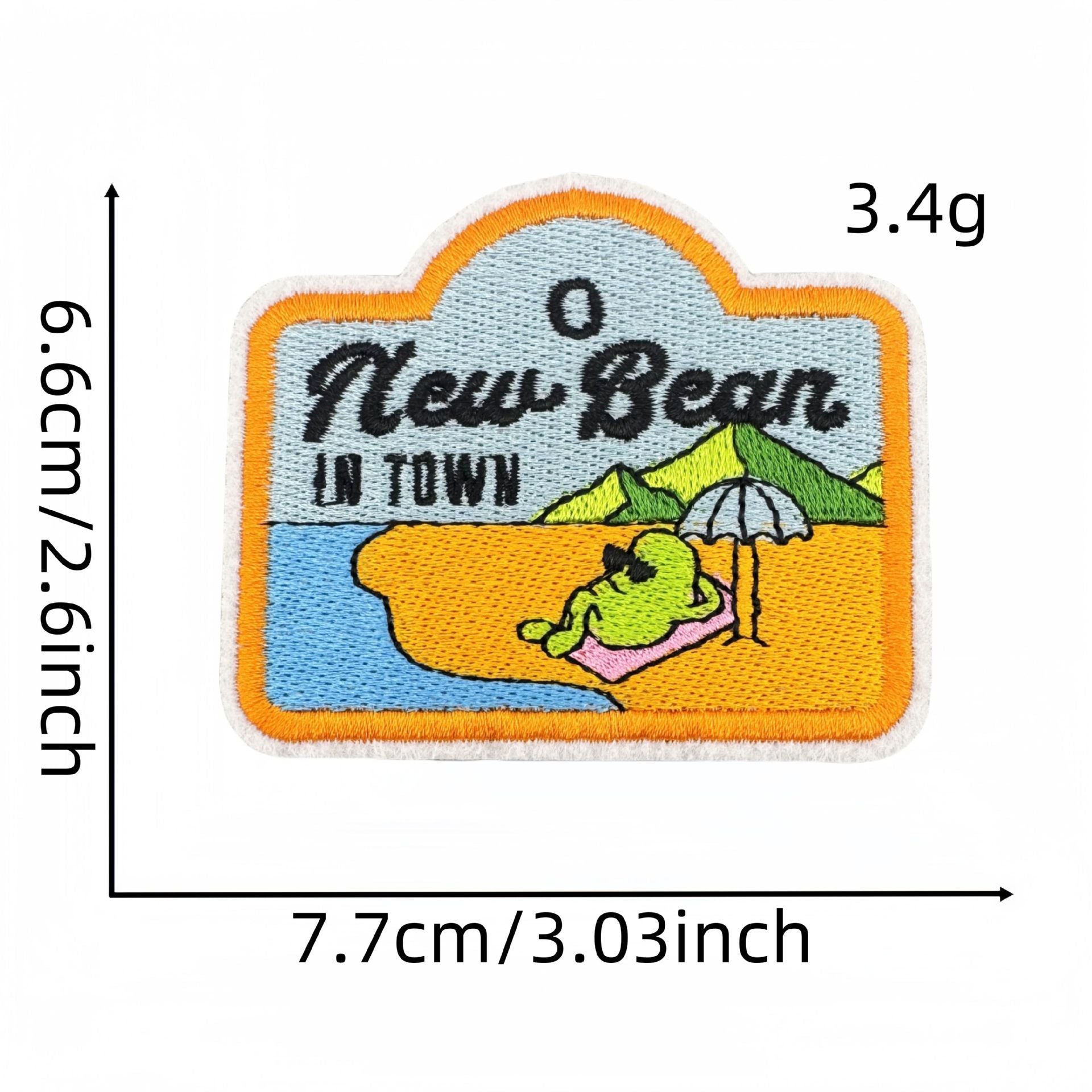 Wholesale green plant cloth patch decorative decal