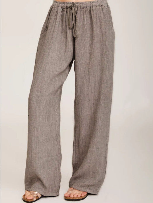 Wholesale Loose Cotton and Linen Casual Trousers Women