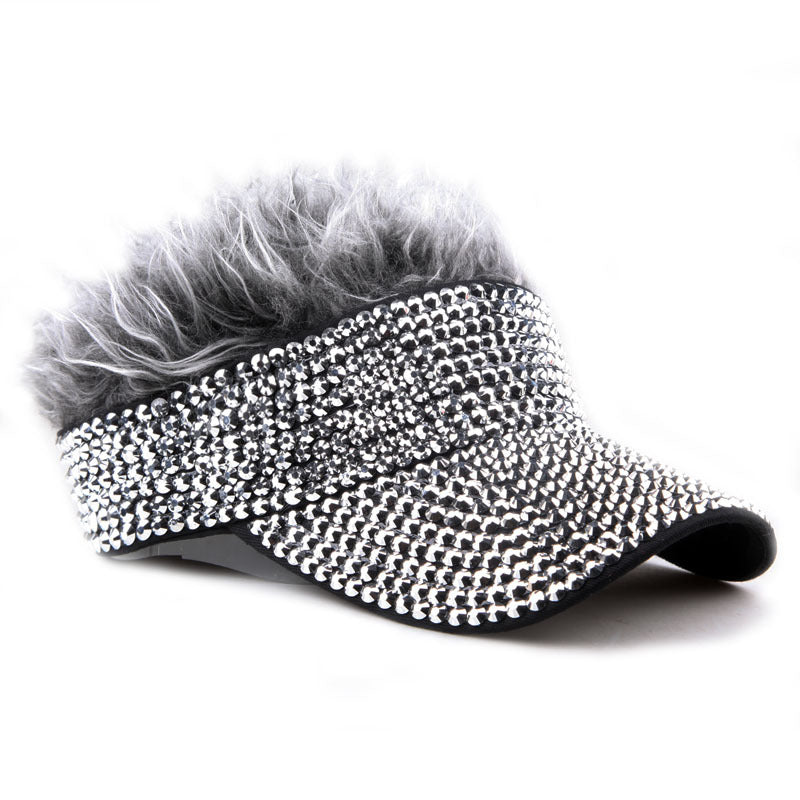 Wholesale Diamond Studded Wigs with An Empty Top Baseball Cap