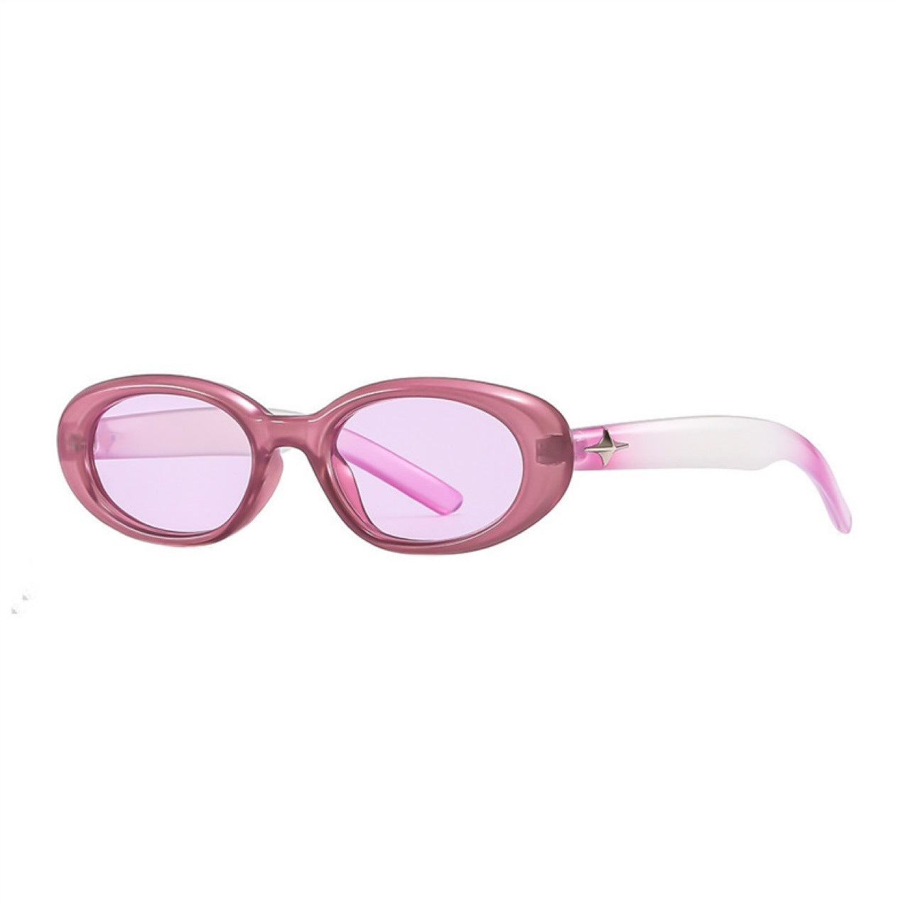 Wholesale Star Oval Anti-UV Fashion Trendy Sunglasses