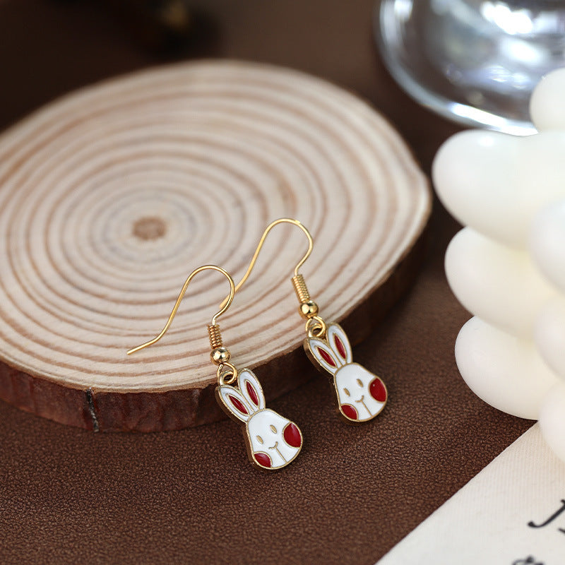 Wholesale Easter cartoon cute rabbit earrings