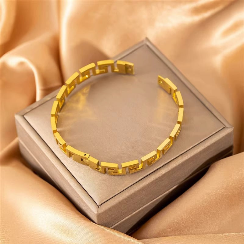 Wholesale Titanium Steel Metal Bracelet