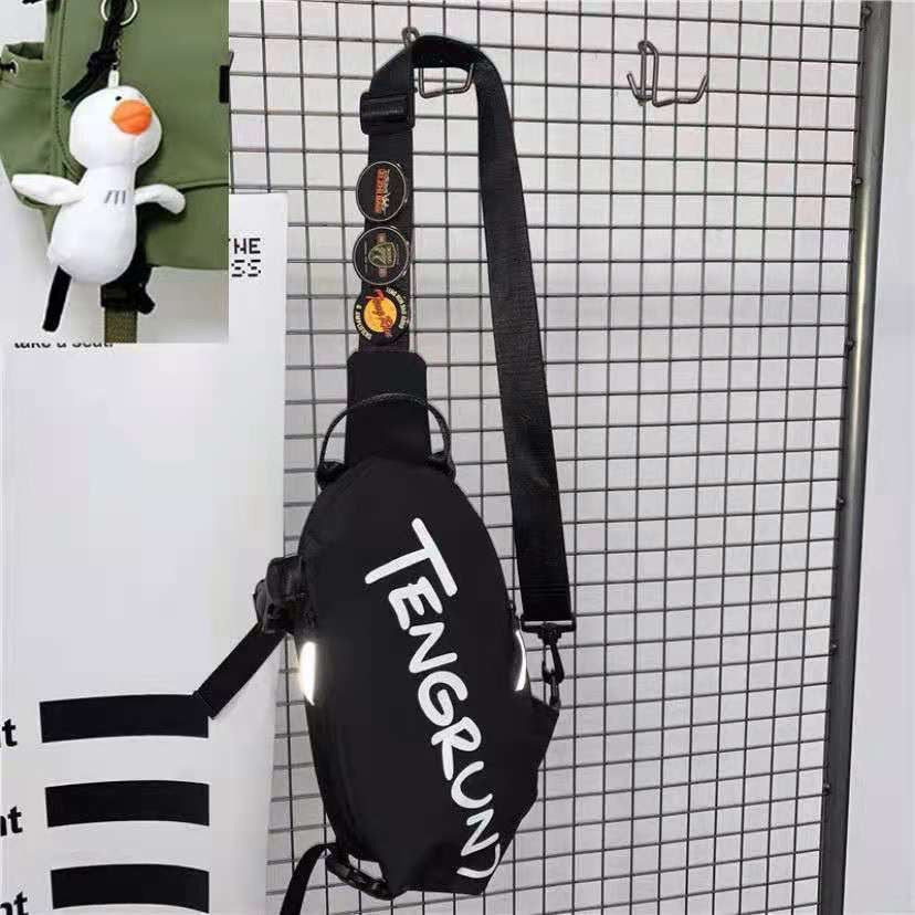 Wholesale Messenger bag sports waist bag casual fashion shoulder bag student personality small cross bag chest bag