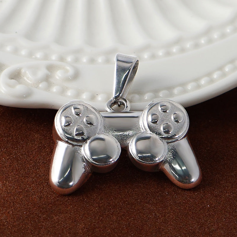 Wholesale 10pcs Stainless steel camera bow and arrow game console sun pendant