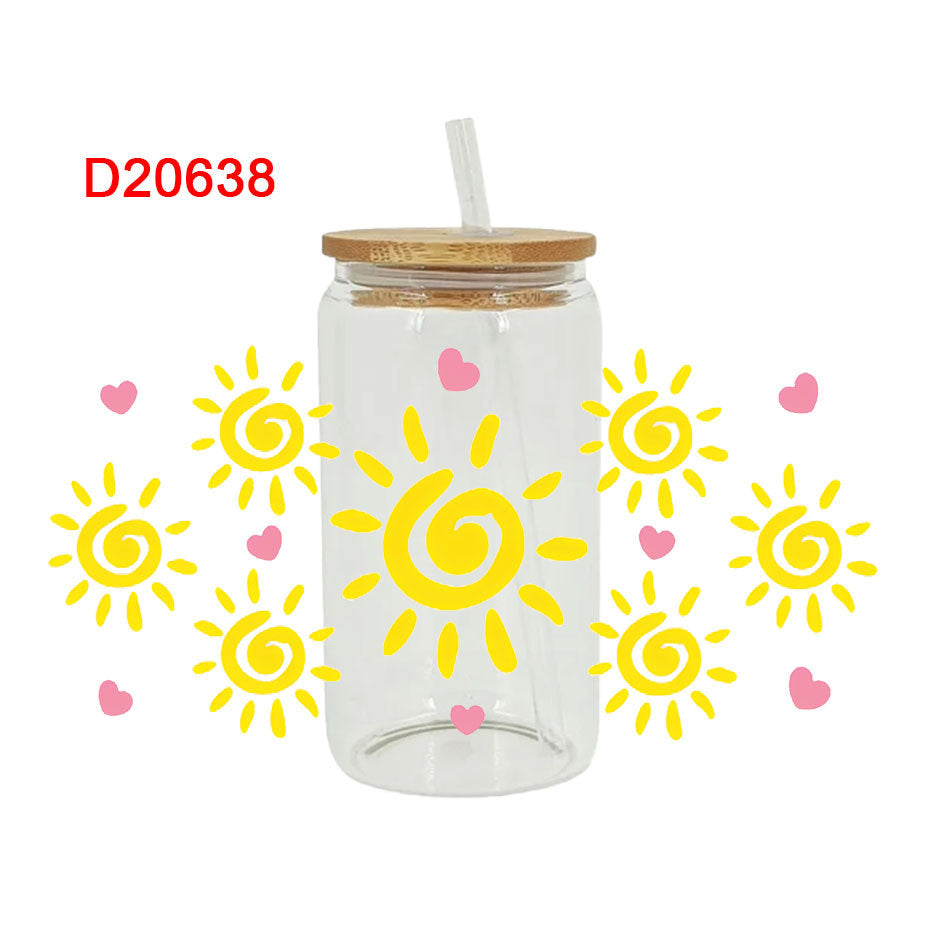 Wholesale UV Transfer Paste Glass Crystal Label Crystal Paste 16OZ UV DTF WRAPS