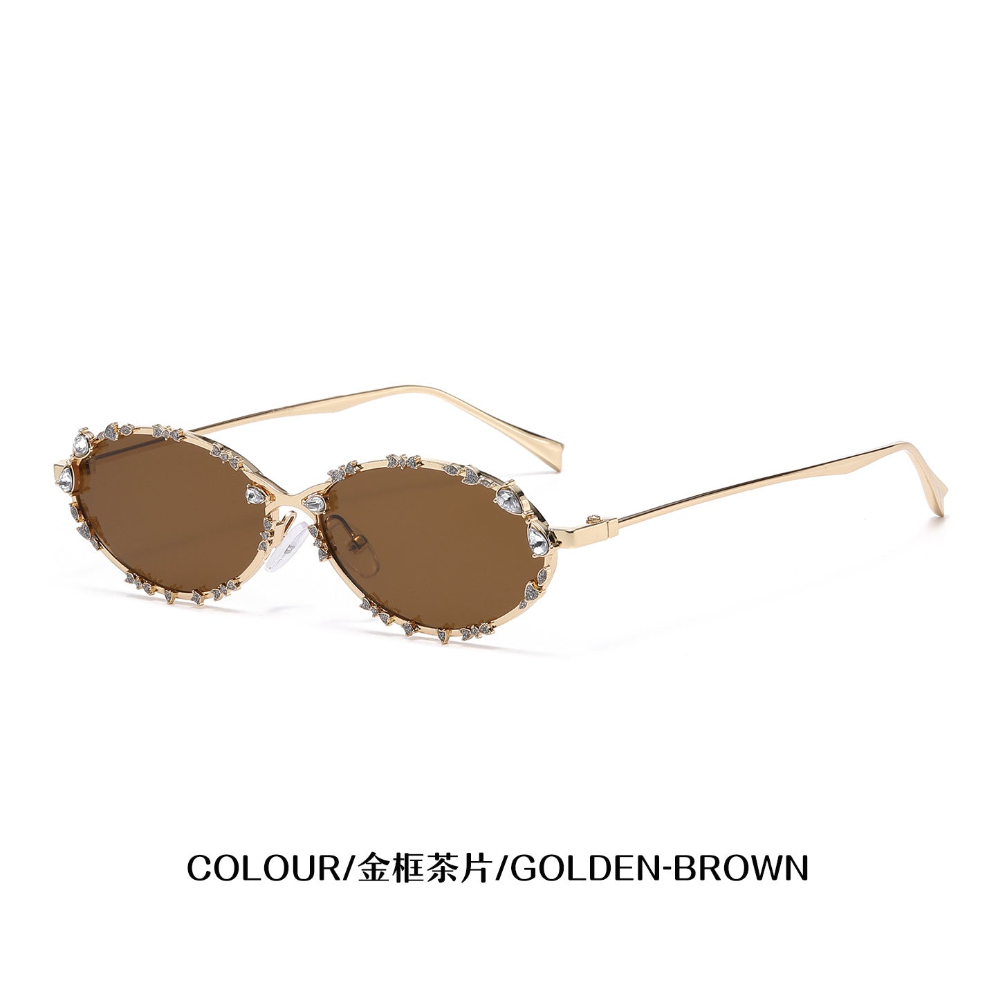 Wholesale Diamond studded anti blue light sunglasses
