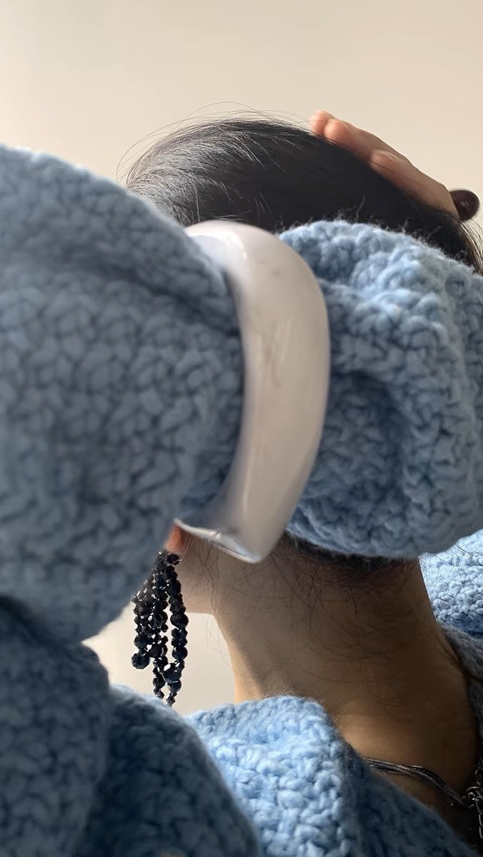 Wholesale Vintage Acrylic Geometric Irregular Ring Resin Bracelet