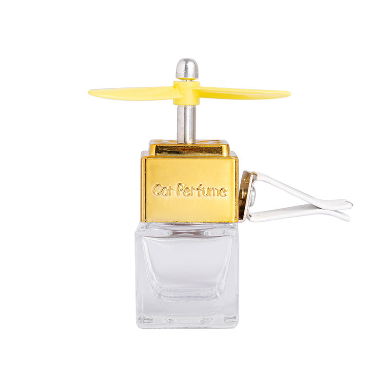 Wholesale Gold, Silver and Black Square Airplane Air Outlet Perfume Empty Bottle Car Decoration