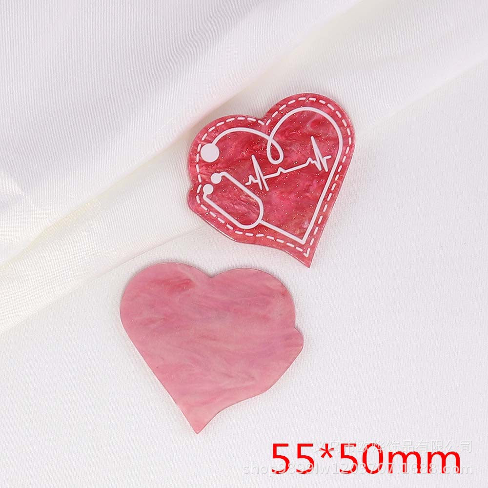 Wholesale 10PCS FlatBack Medical Acrylic Pin Accessories