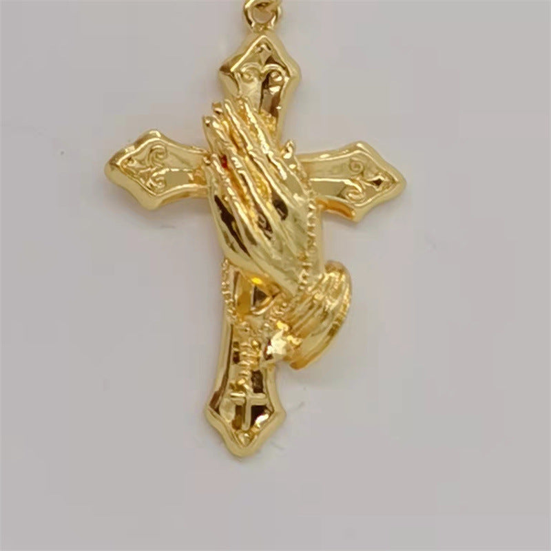 Wholesale Religious Style Retro  Silver Faith  Alloy Men' s Pendant