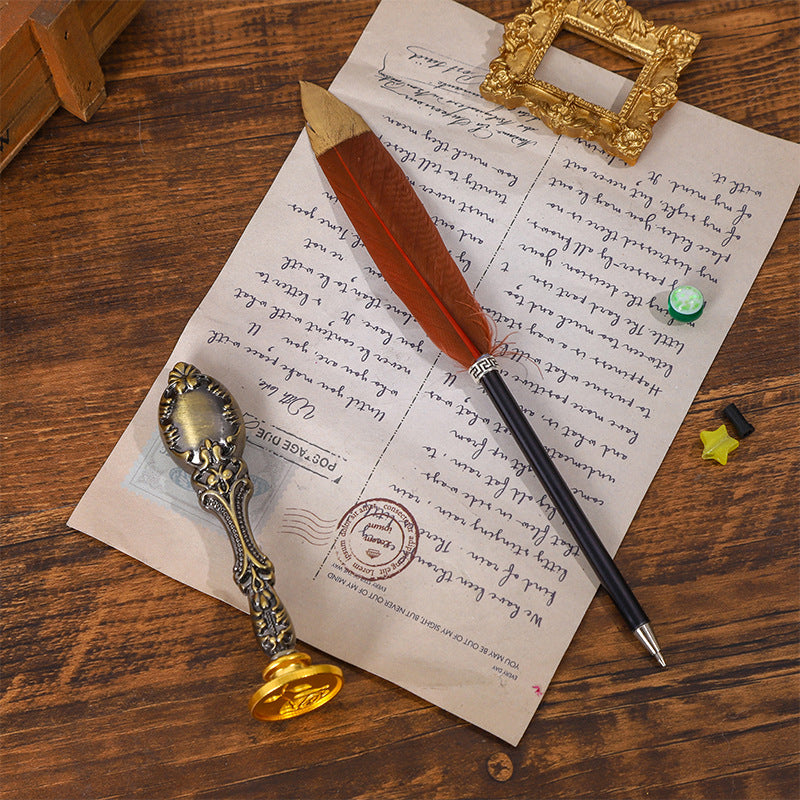 Pluma de pluma plateada al por mayor pluma