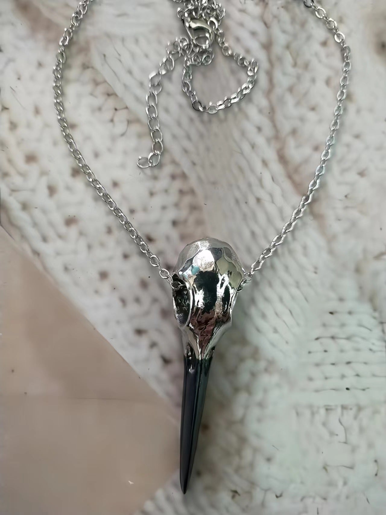 Wholesale Halloween Alloy Raven Skull Skeleton Hair Clips