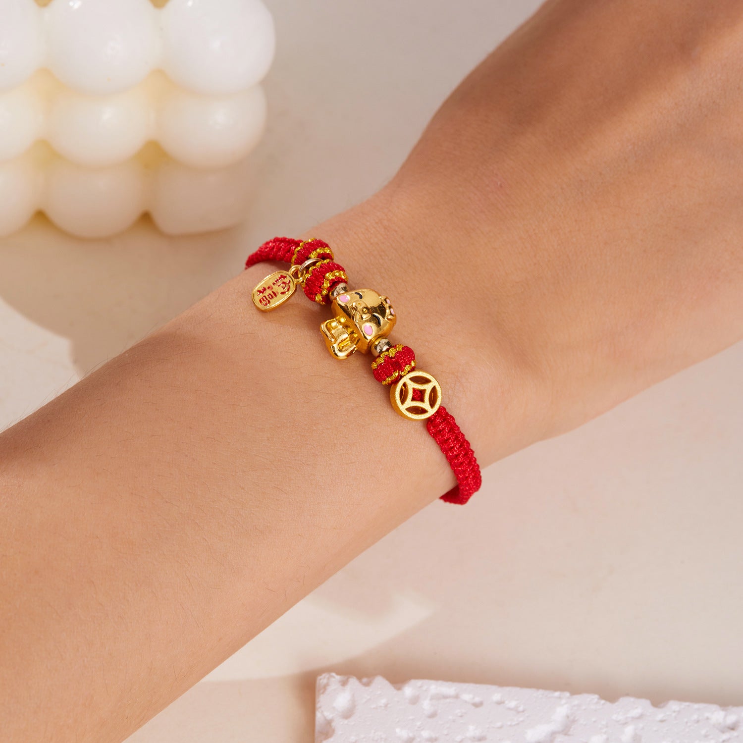 Wholesale Snake Year Zodiac Year Red String Bracelet for Bringing Fortune and Blessings