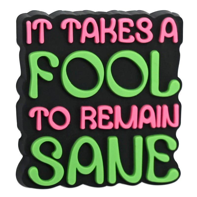 Wholesale Random 100pcs Phrase Love Yourself Beaded Pen Focal Beads