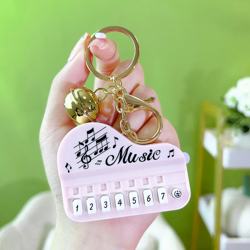 Wholesale Light Up Mini Kids Electronic Piano Keychains