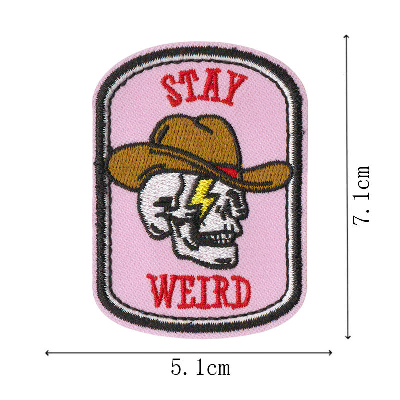Wholesale Western Cowboy Embroidered Tactical Patch DIY Decorative Accessory For Backpacks Hats Towels