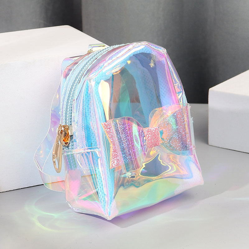 Wholesale Bow Knot Coin Purse PVC Keychains