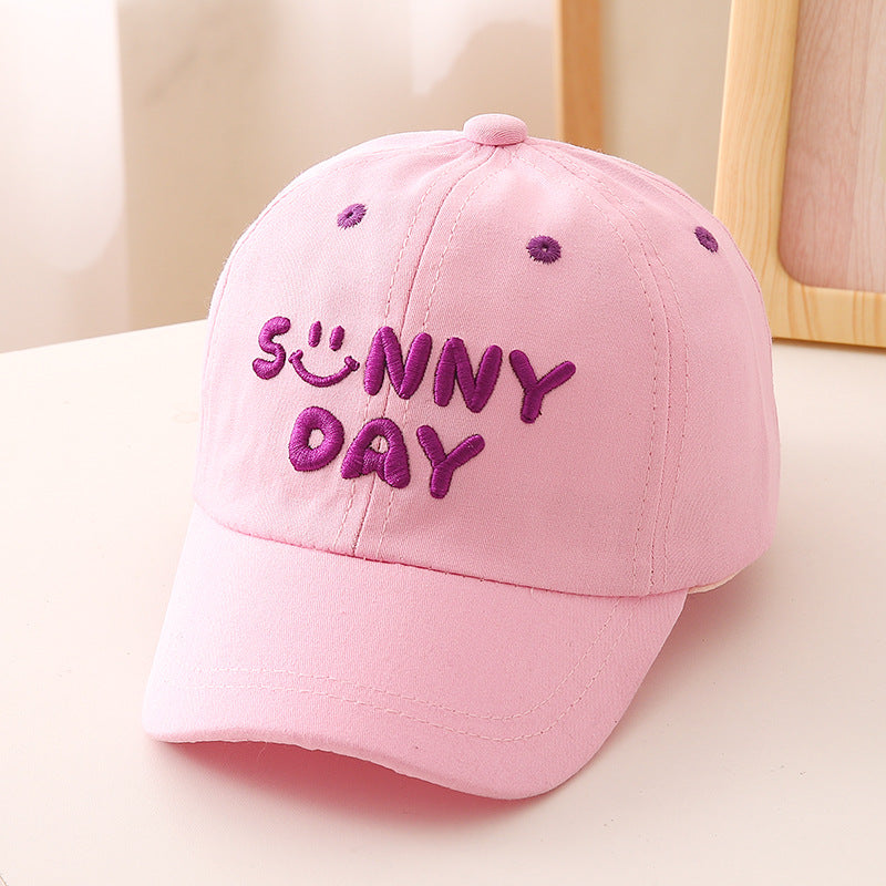 Wholesale Cotton Embroidered Letter Children's Baseball Caps