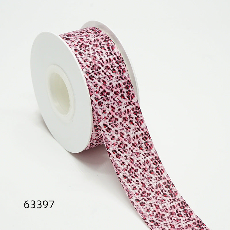 Wholesale 50Y Thermal transfer ribbon cartoon bottom picture ribbon printing ribbon thermal transfer ribbon flower diy ribbon roll