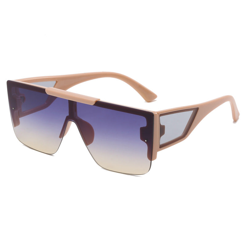 Wholesale PC Frameless Conjoined Square Sunglasses