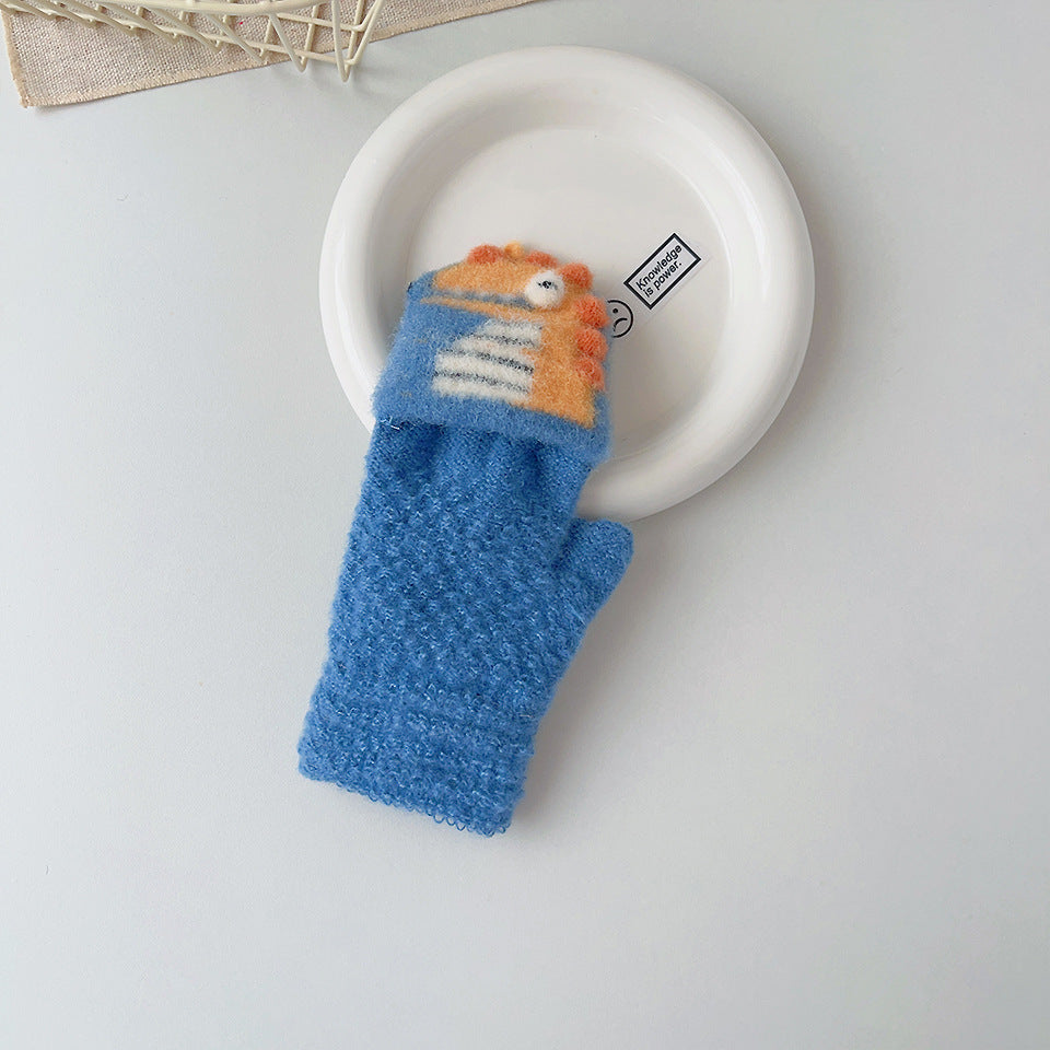 Wholesale Cartoon Woolen Knitted Children's Gloves