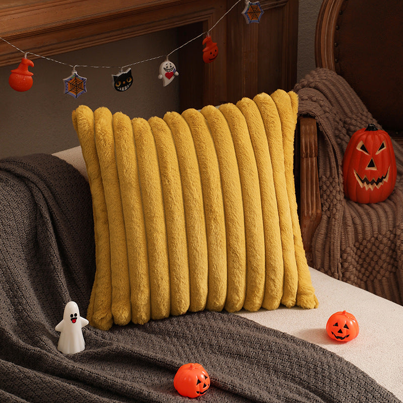 Wholesale  Christmas pillowcase solid color coreless plush pillowcase