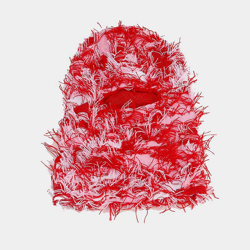 Wholesale Cotton Single Hole Knitted Face Masks for Outdoor Warmth Protection and Face Caps