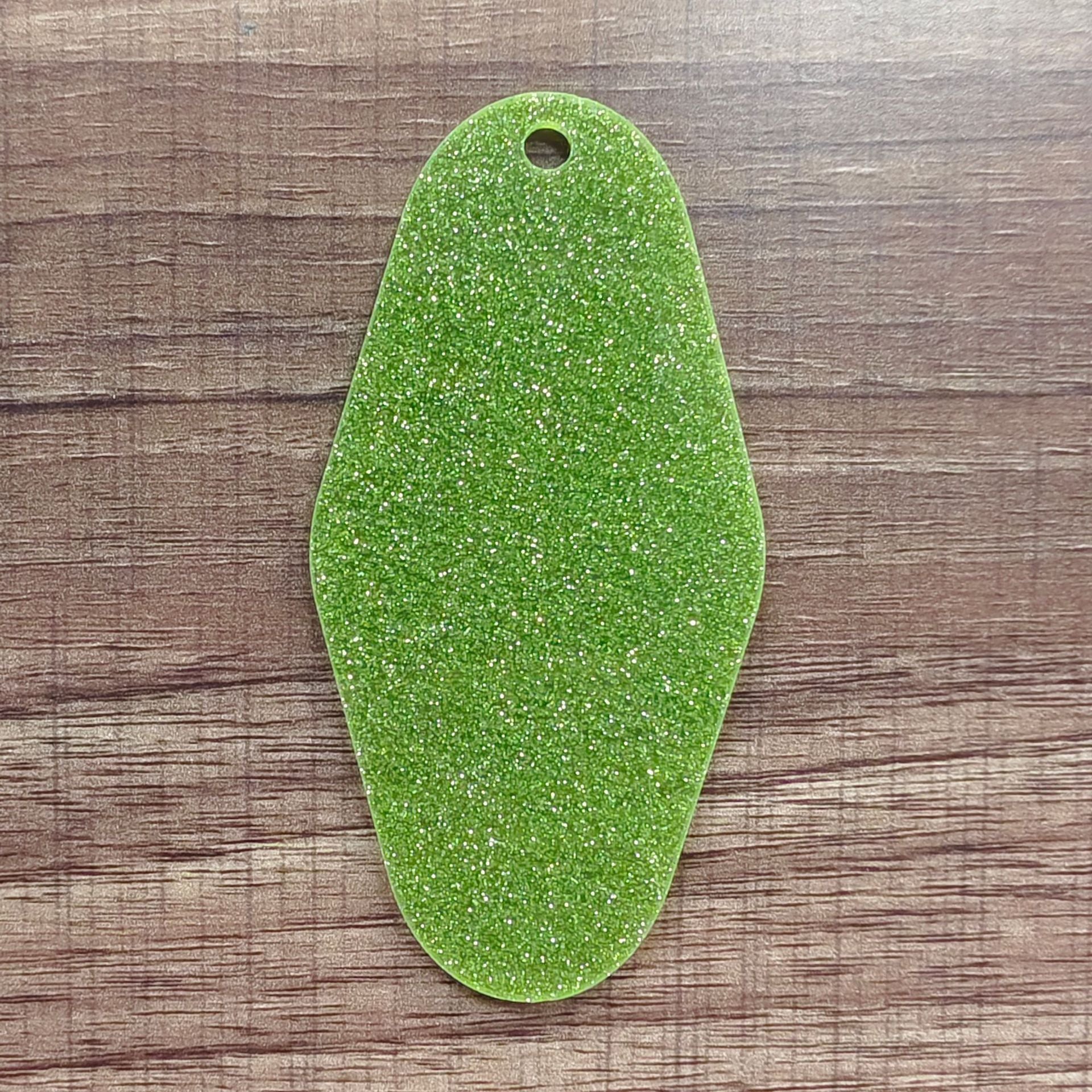 Wholesale Blank Unfinished Acrylic Name Tag Motel Keychain Luggage Pendant