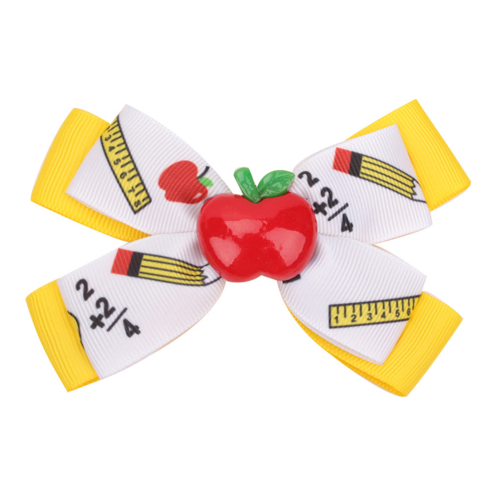 Wholesale Fabric Kids Bow Hair Clips