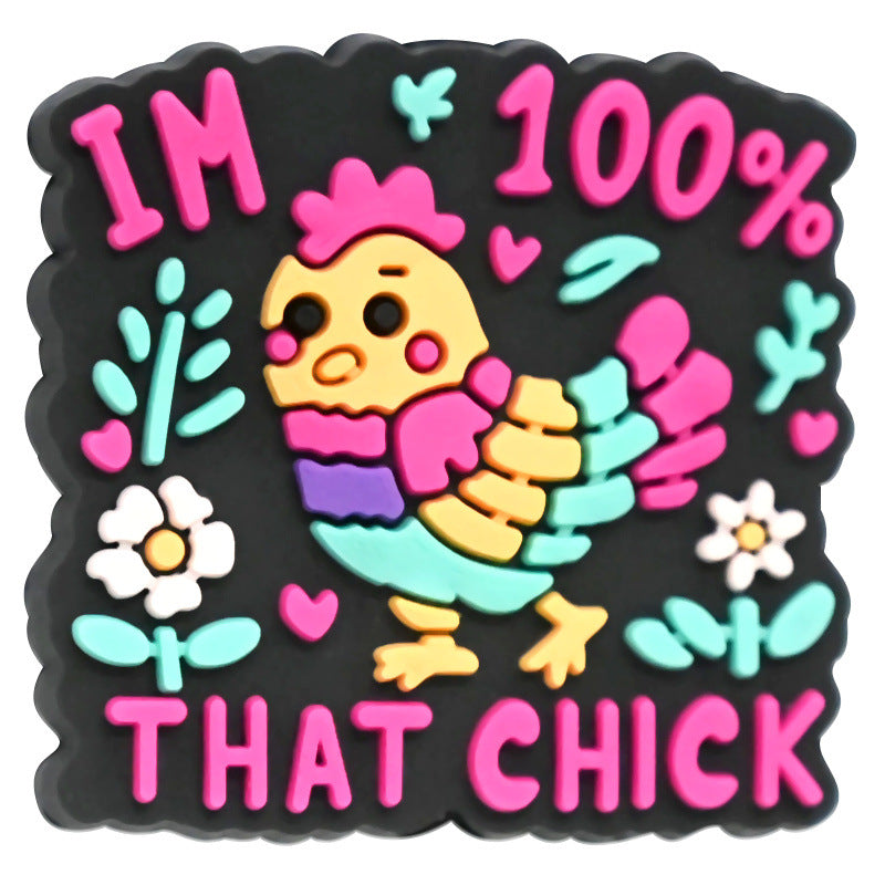 Wholesale Random 100pcs Easter Animal Beads DIY Focal Beads