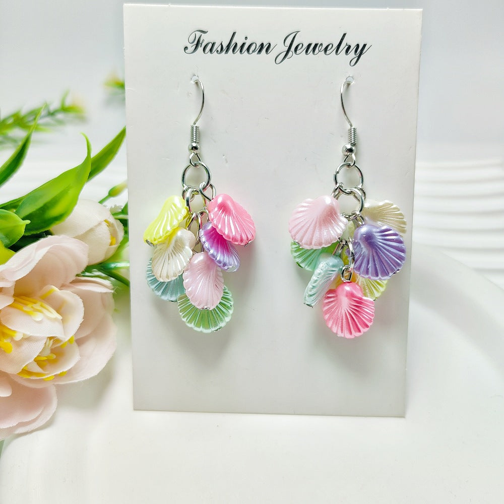 Wholesale Popular Ocean-style Bohemian Earrings, Holiday Pastoral Style, Retro Handmade Earrings