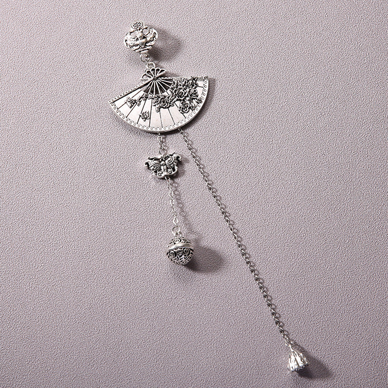 Wholesale Bell Tassel Chinese Style Plum Blossom Fan Cheongsam Pendant