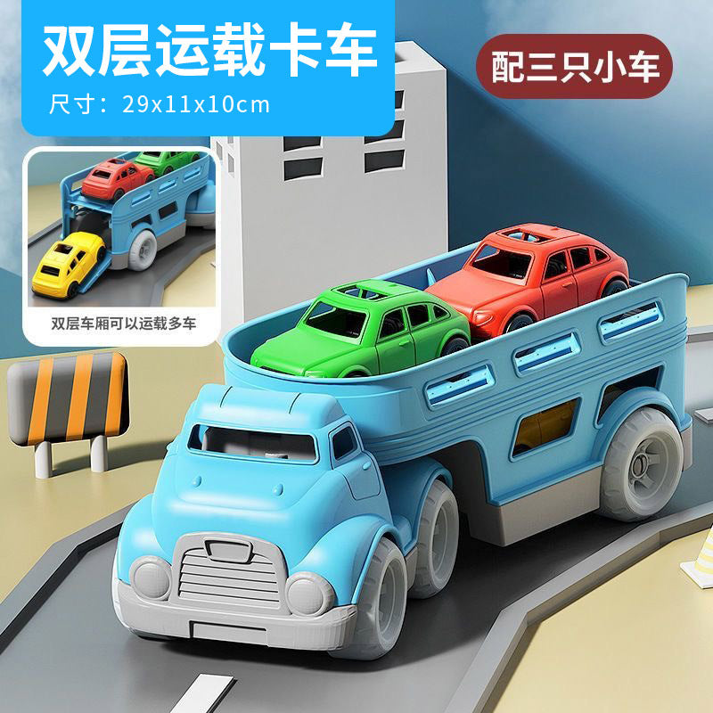 Wholesale Children's Transport Truck Crash Resistant Early Education Simulation Toy