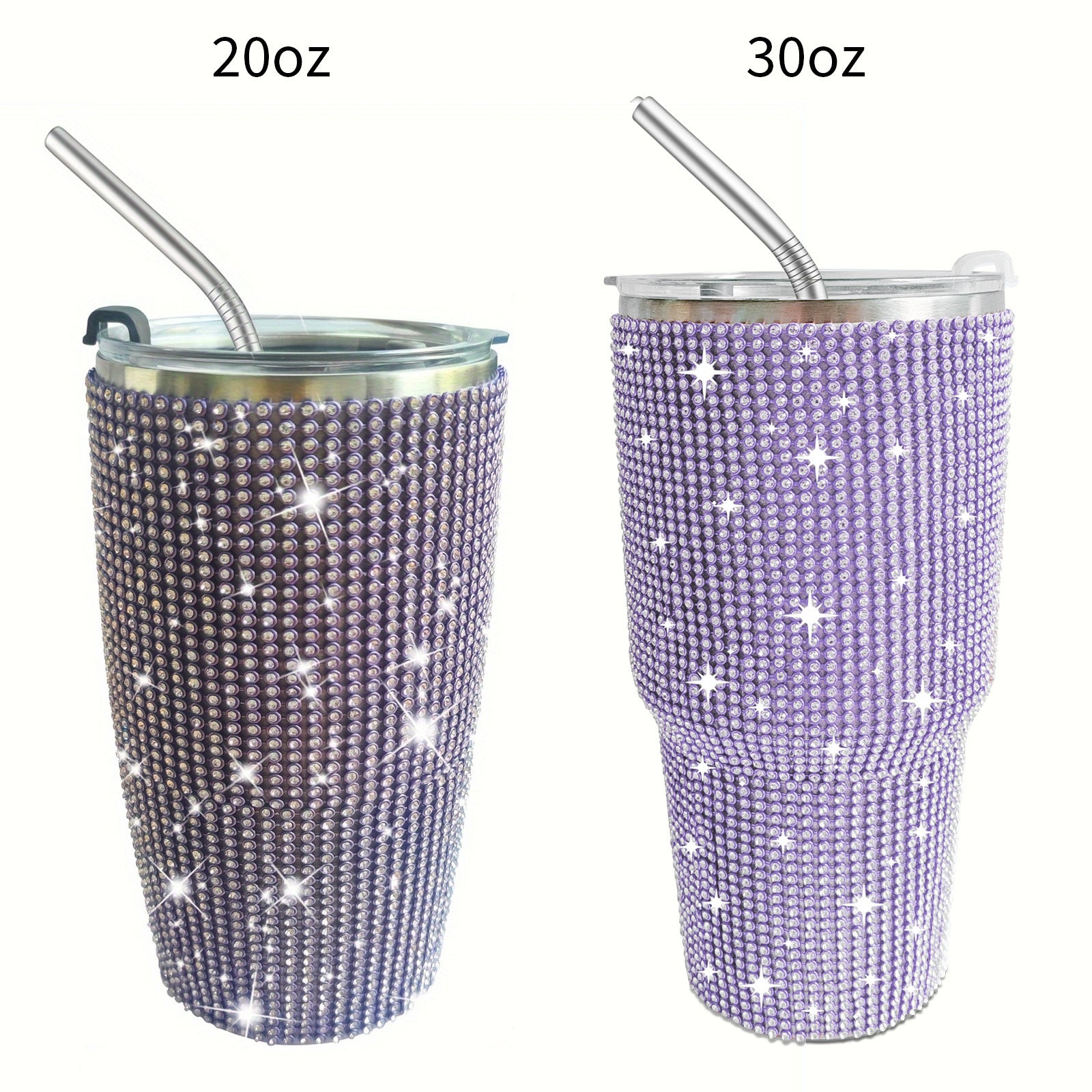 Wholesale Tumbler Diamond-encrusted Leopard Print 20oz/30oz Tumbler Cup