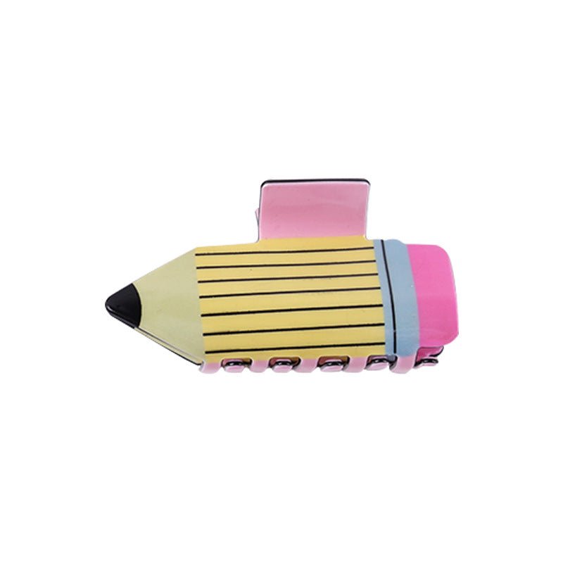 Wholesale Cute Colorful Puzzle Shark Hair Clip PVC Hair Gripper Fashion Accessory For Everyday Styling And Gift