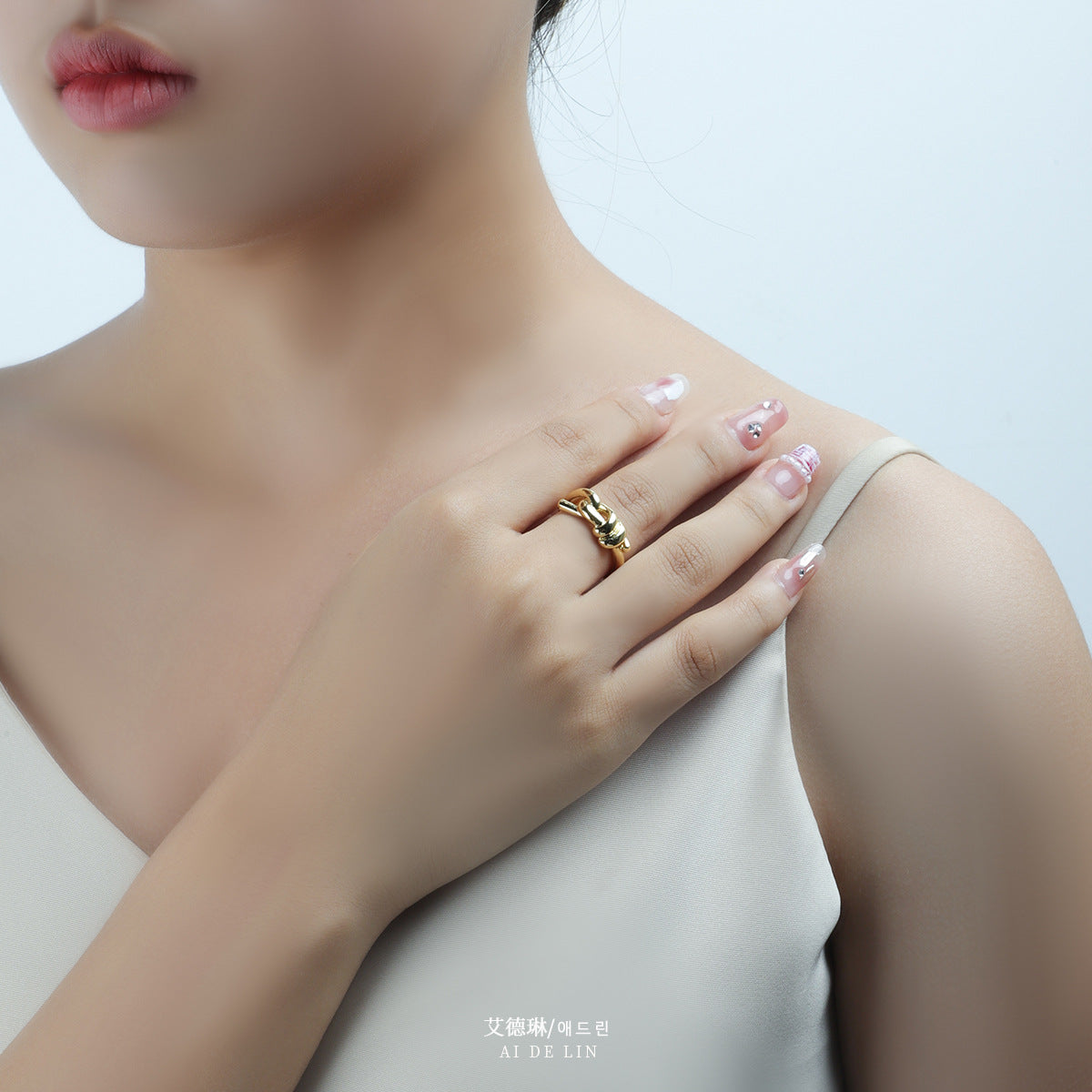 Wholesale Twist Irregular Copper Rings