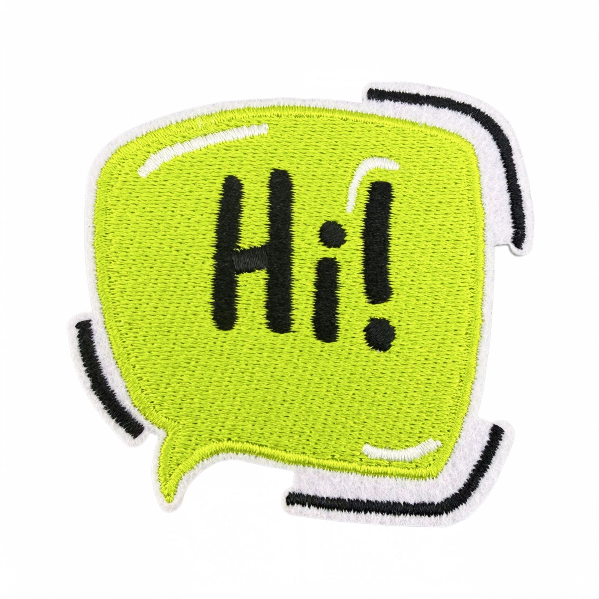 Wholesale Cartoon Hello Embroidered Patch For Everyday DIY Decoration Clothing Accessory